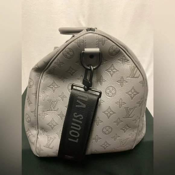 Louis Vuitton Keepall Monogram Gray Duffel Bag - Picture 8 of 16